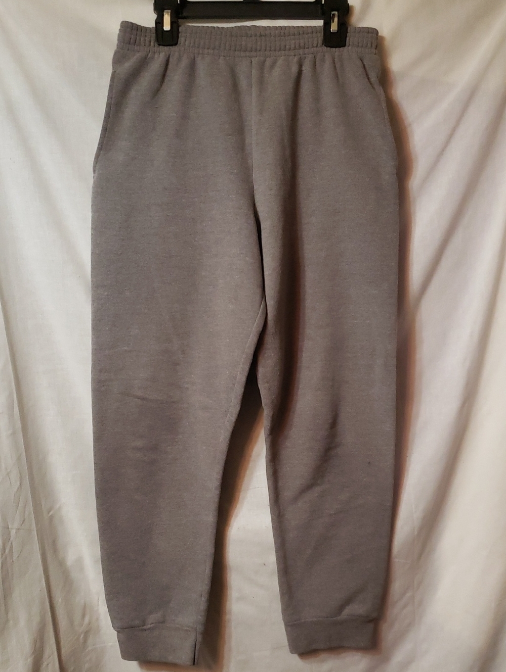 Hanes Gray Kids Sweatpants Elastic Waist Joggers